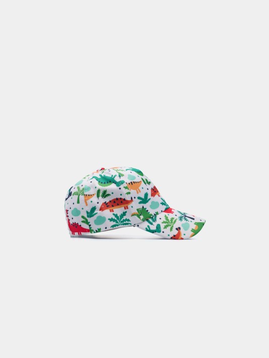 Boné com estampado de dinossauros Boné com estampado de dinossauros