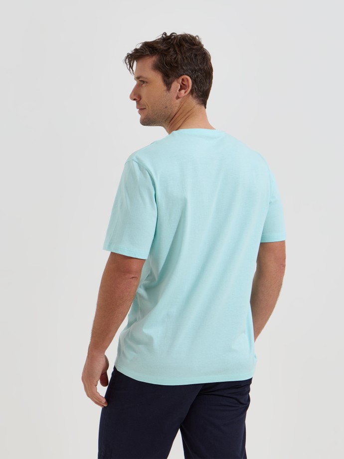 T-shirt b�sica em algod�o