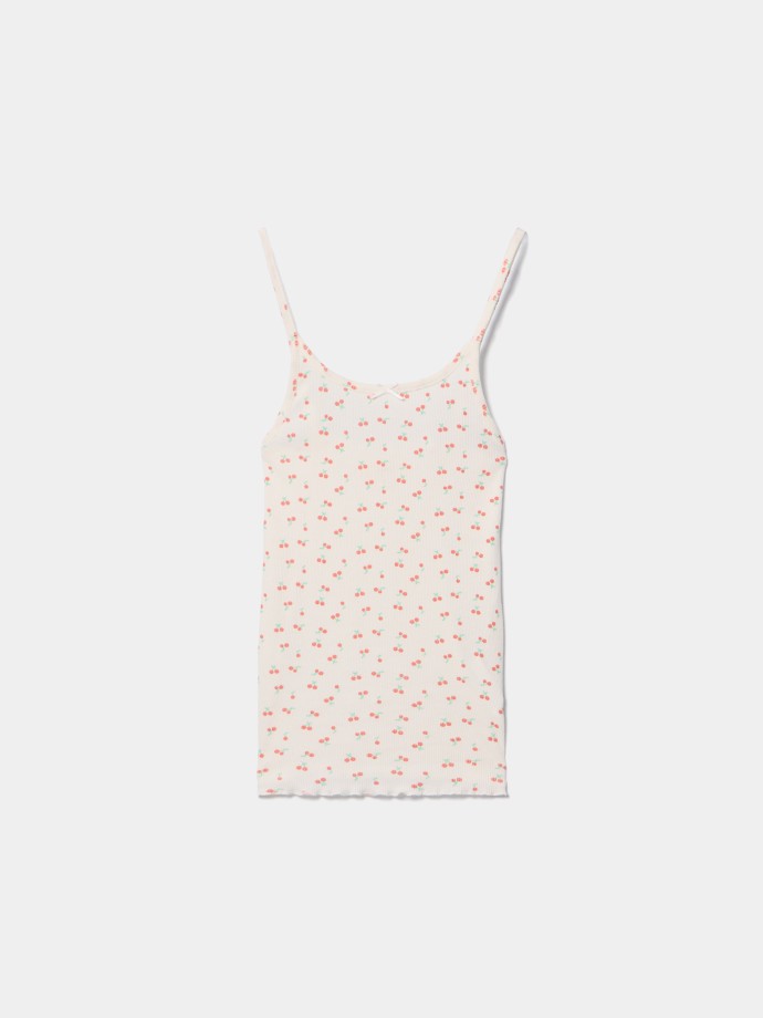 Top de pijama estampado