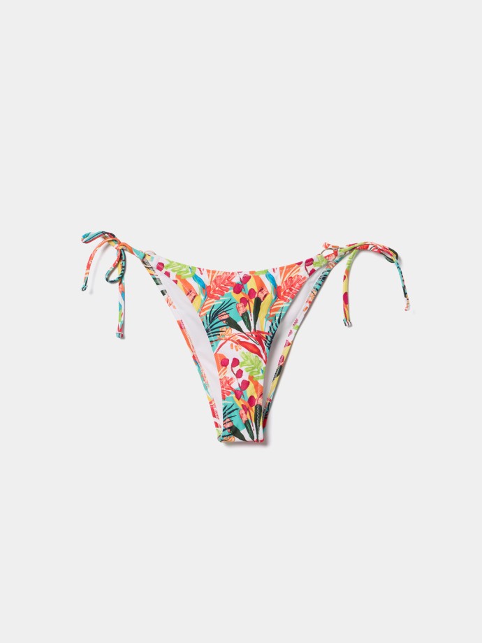 Cueca de biqu�ni estampada