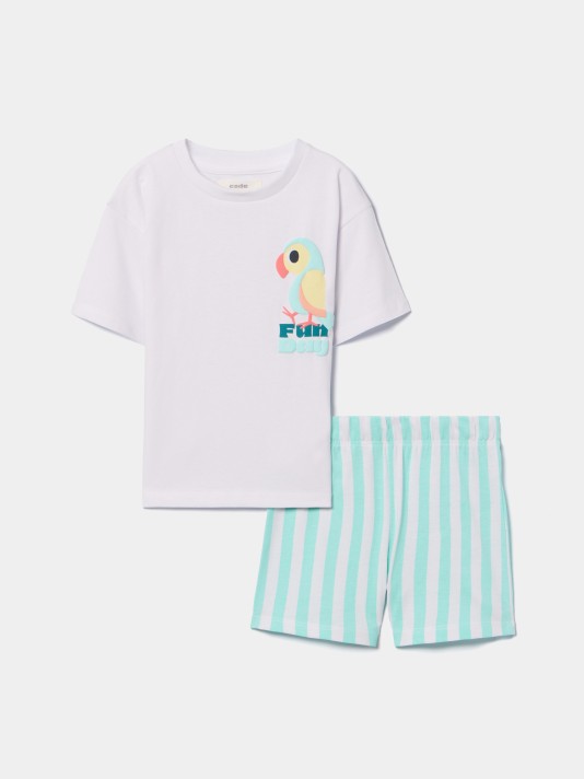 Conjunto em algod�o Fun Day
