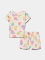 Conjunto estampado em algod�o