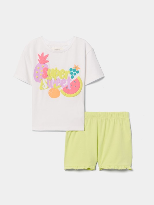 Conjunto em algod�o Super Sweet