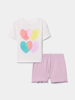 Conjunto estampado em algod�o