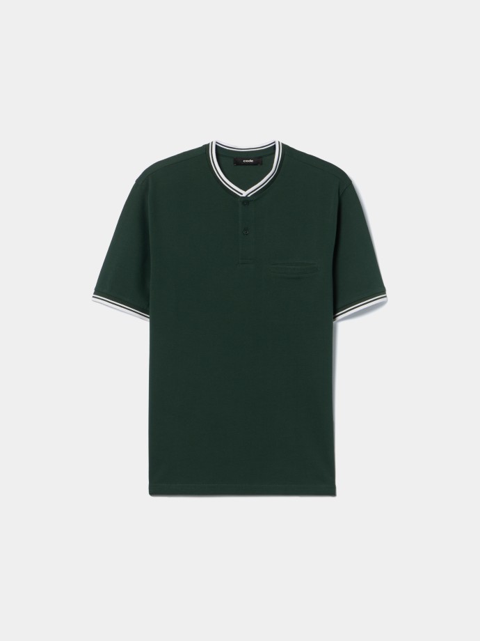 Polo piquet com bolso