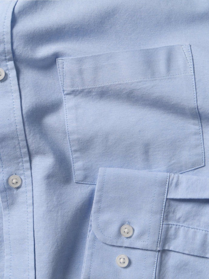 Camisa oxford algod�o regular fit
