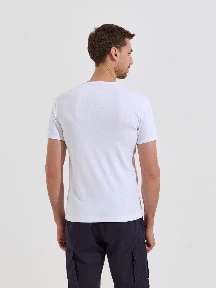 T-shirt básica em algodão T-shirt básica em algodão