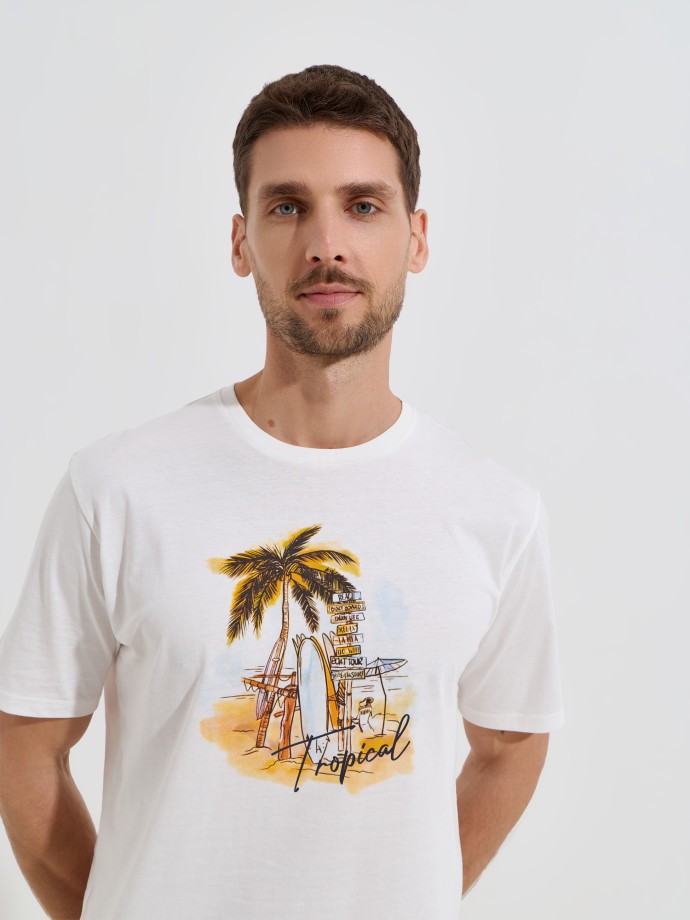 T-shirt estampada