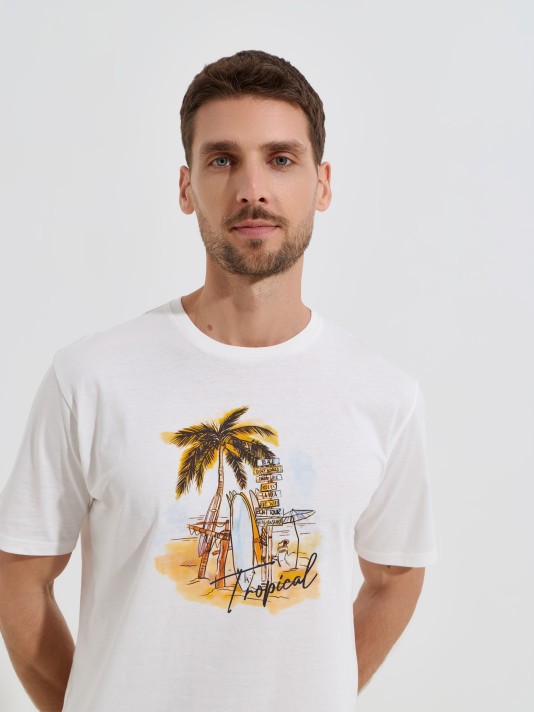 T-shirt estampada