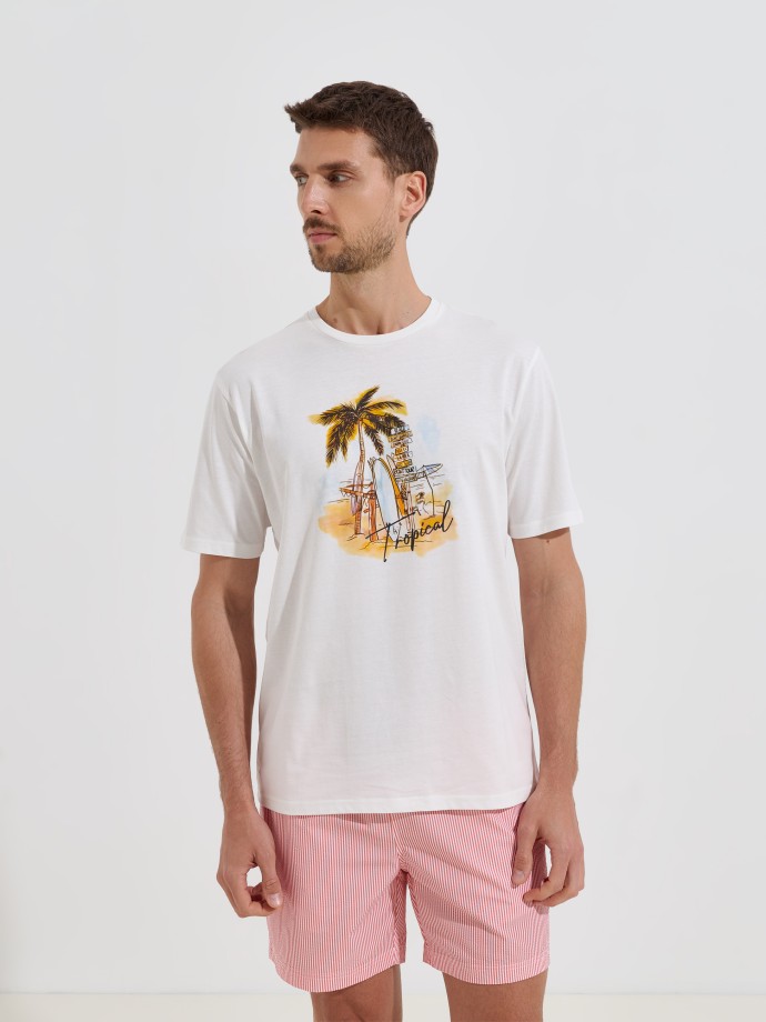 T-shirt estampada