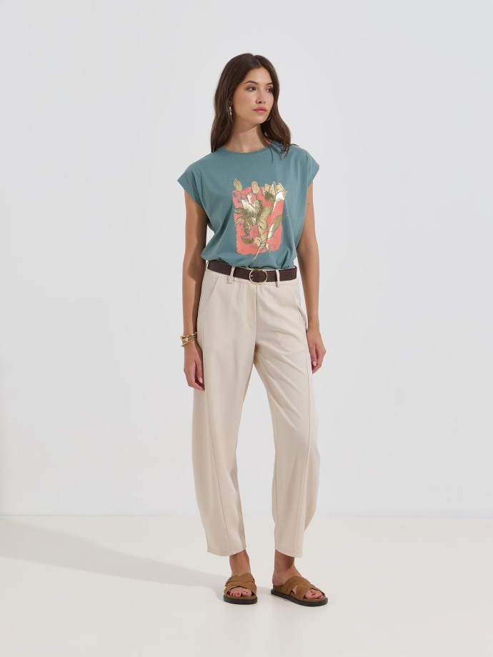 T-shirt estampada