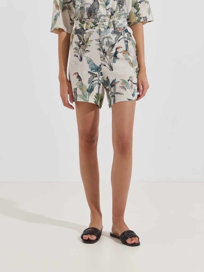 Cal��es estampado tropical