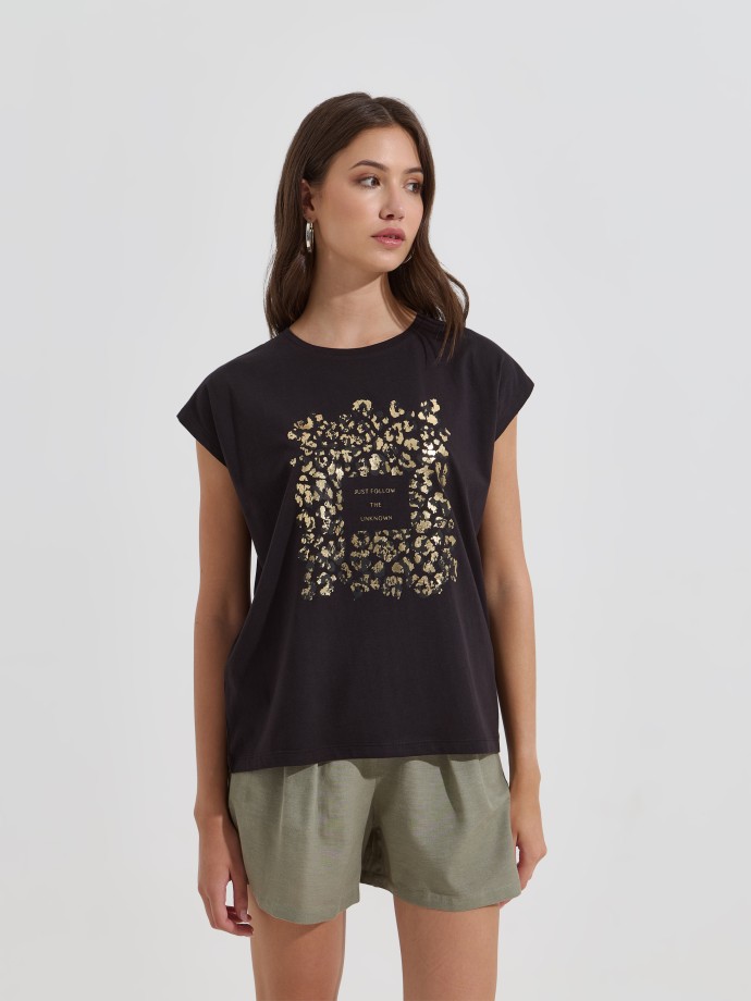 T-shirt estampada