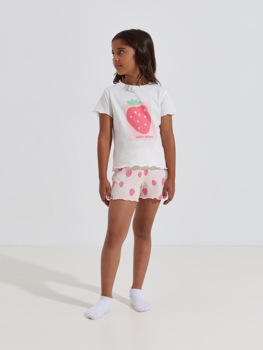 Conjunto de pijama com 4 peças Conjunto de pijama com 4 peças