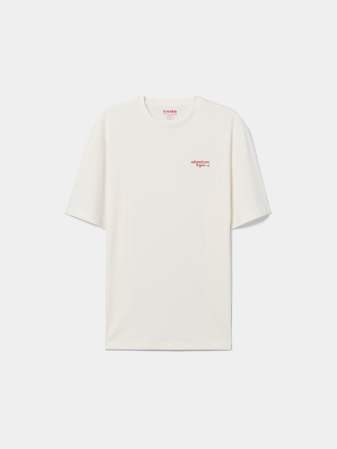 T-shirt com bordado