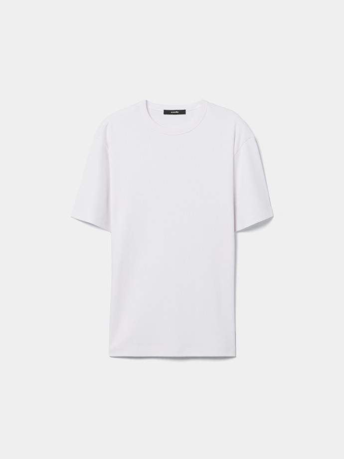 T-shirt interlock em algod�o