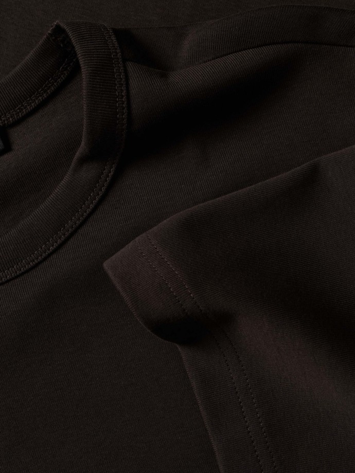 T-shirt interlock em algod�o