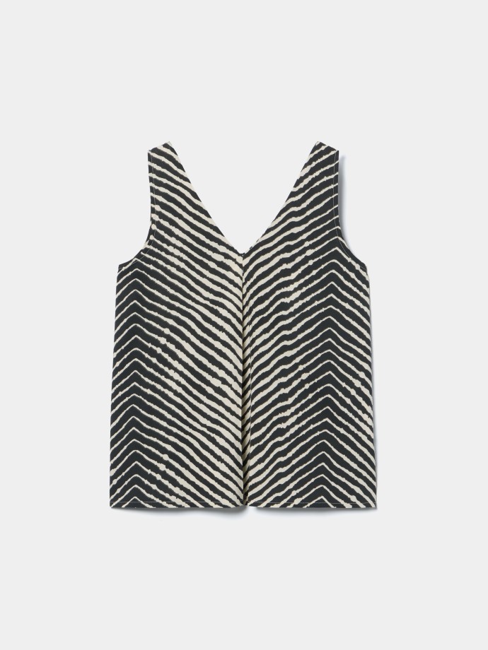 Top estampado