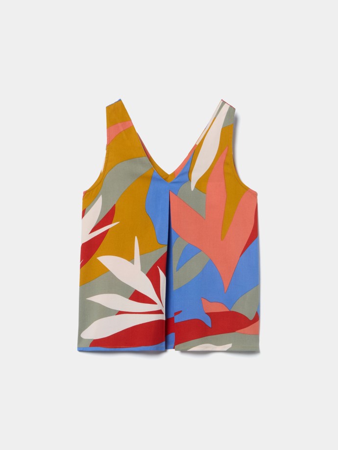Top estampado