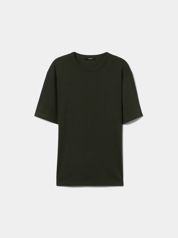 T-shirt interlock em algod�o