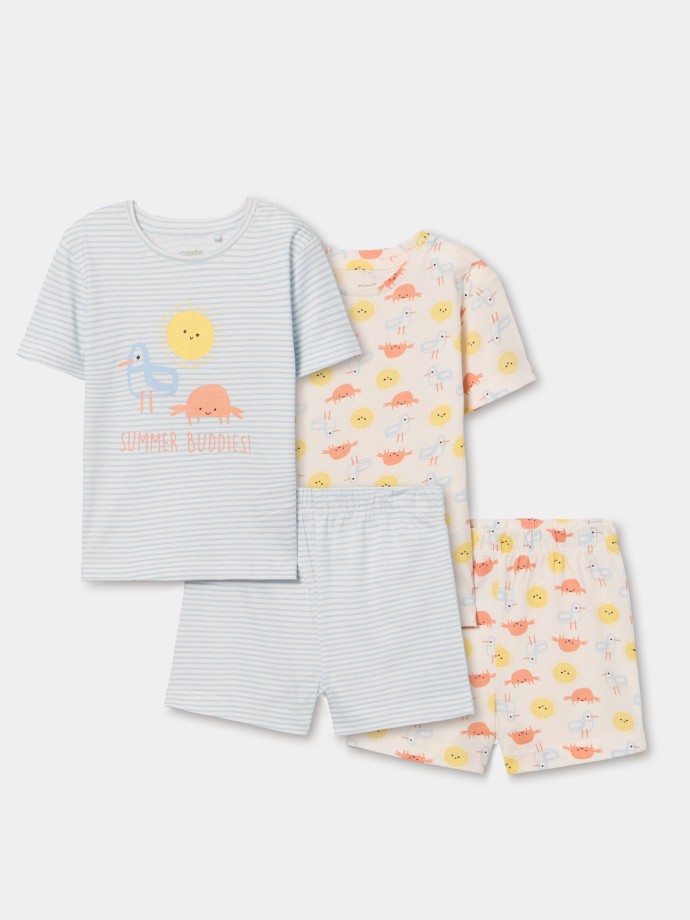 Pack de pijama com 4 peças Pack de pijama com 4 peças