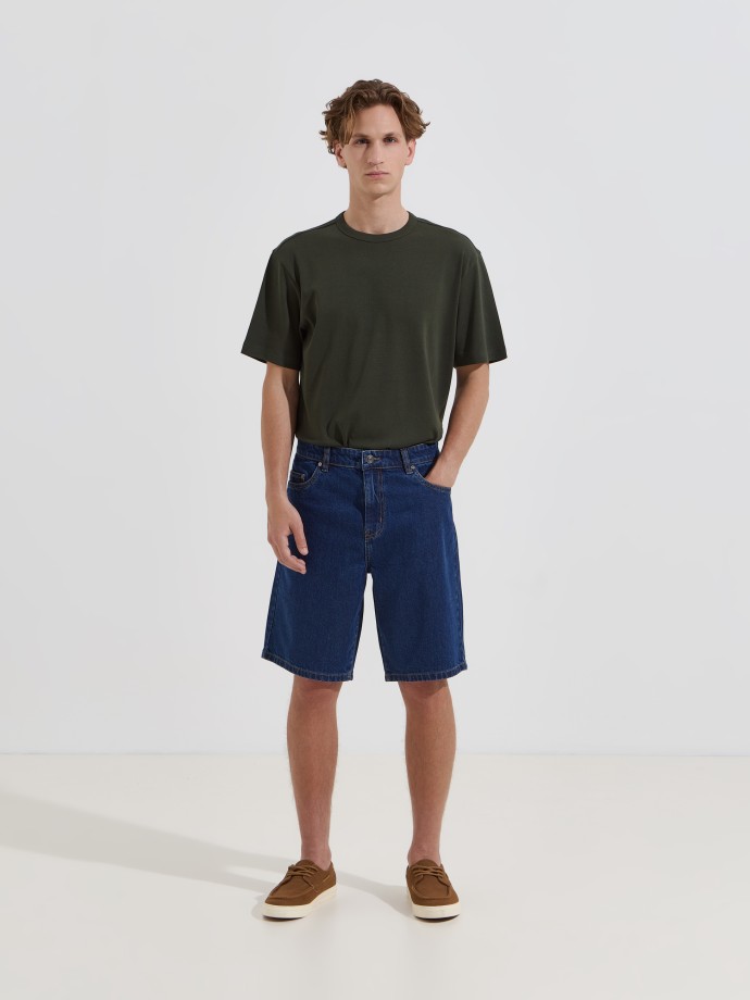 T-shirt interlock em algod�o