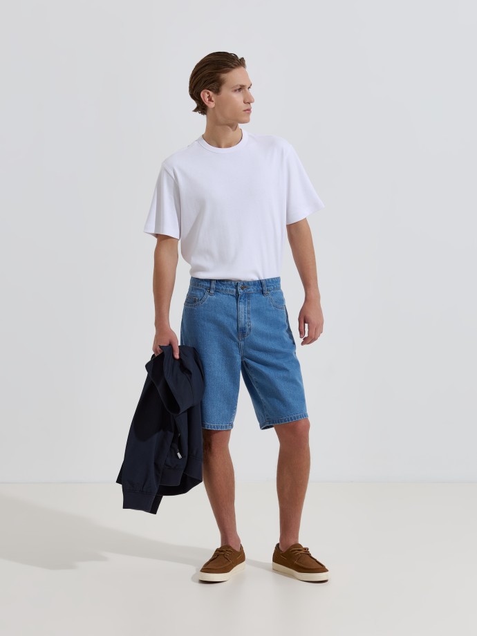 T-shirt interlock em algod�o