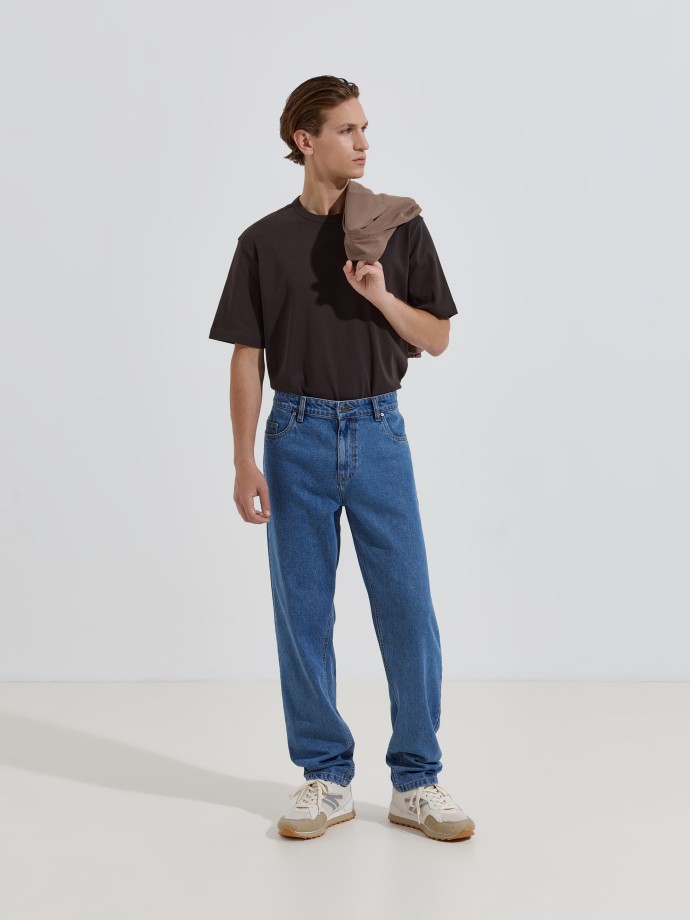 T-shirt interlock em algod�o