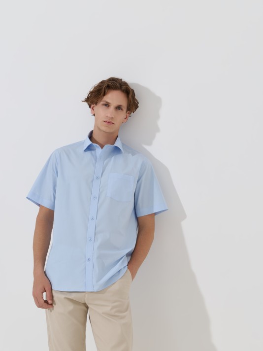 Camisa de manga curta com bolso