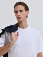 T-shirt interlock em algod�o