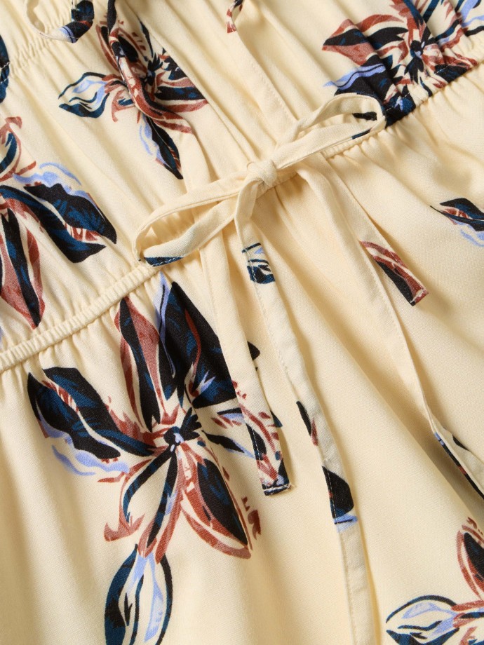 Vestido comprido estampado