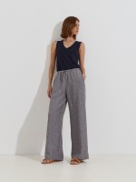 Cal�as fluidas com cintura ajust�vel