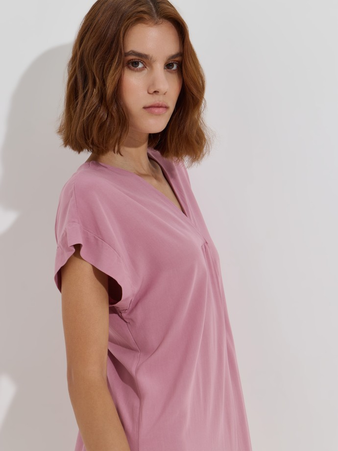 Vestido comprido flu�do