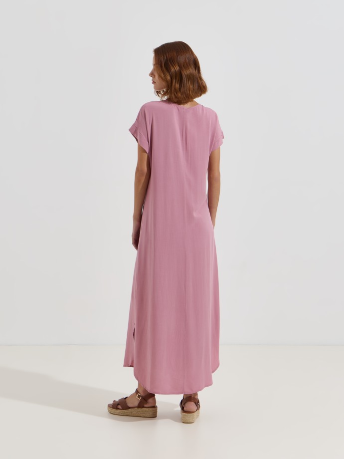 Vestido comprido flu�do