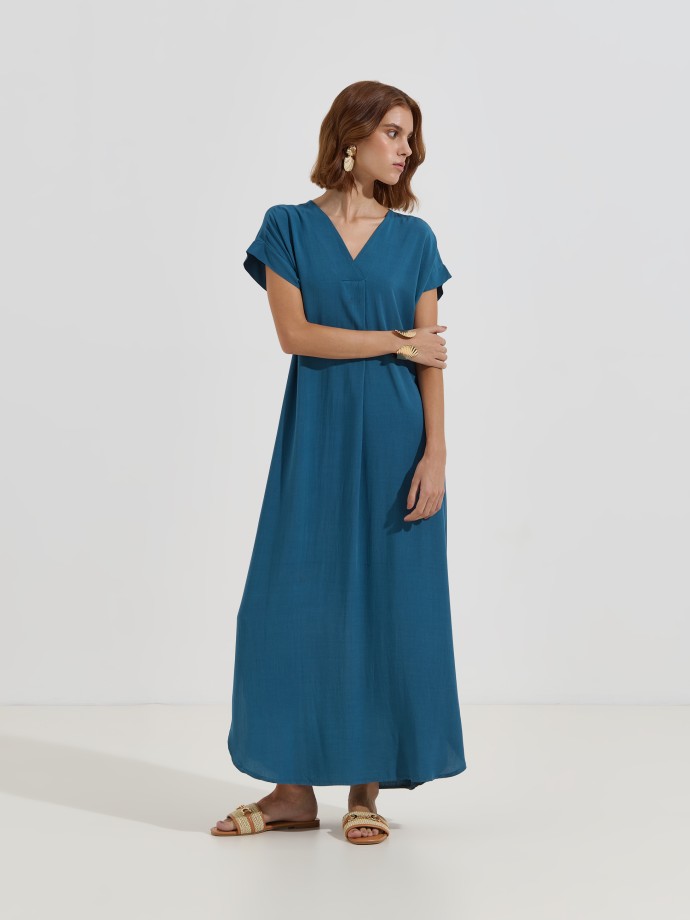 Vestido comprido flu�do