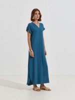 Vestido comprido flu�do