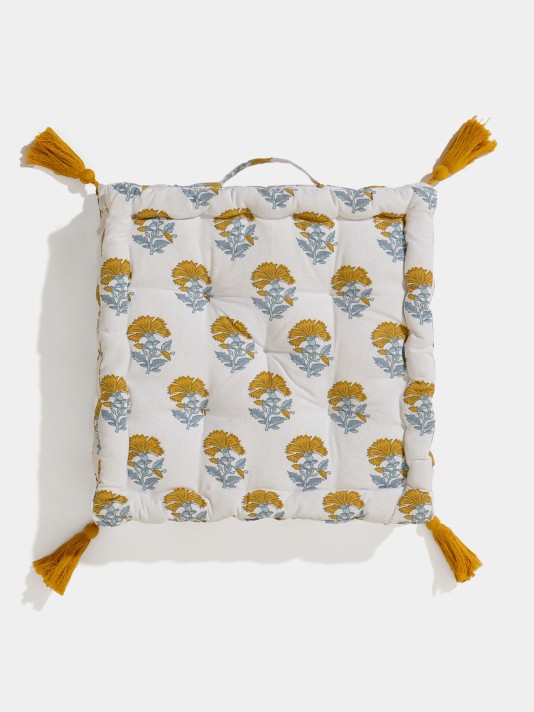 Almofada de ch�o floral