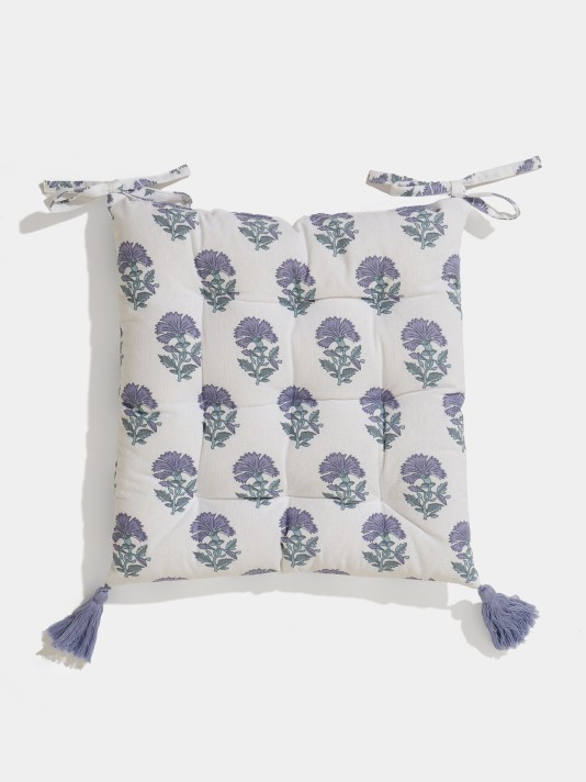 Almofadas de cadeira estampada
