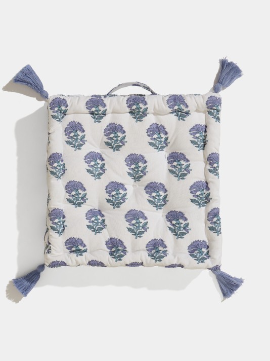 Almofada de ch�o floral