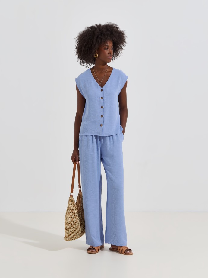 Blusa com bot�es
