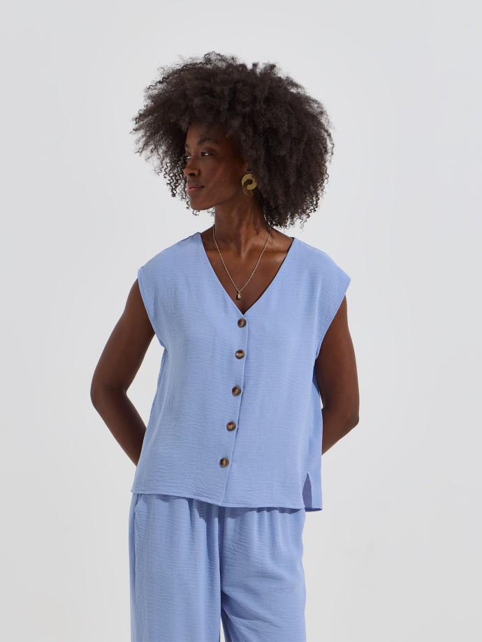 Blusa com bot�es