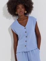 Blusa com bot�es
