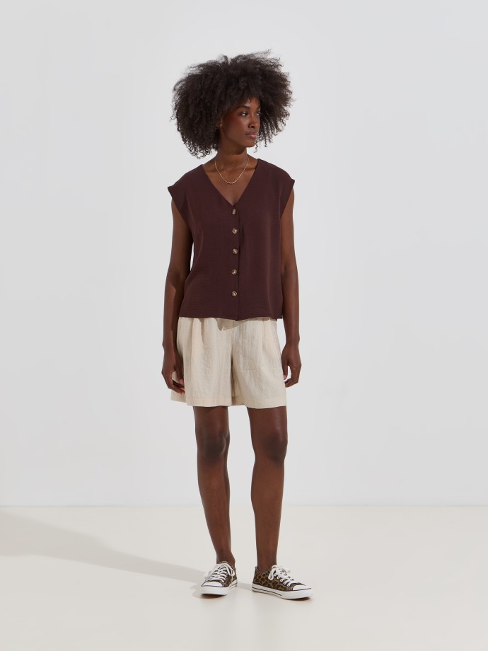 Blusa com bot�es