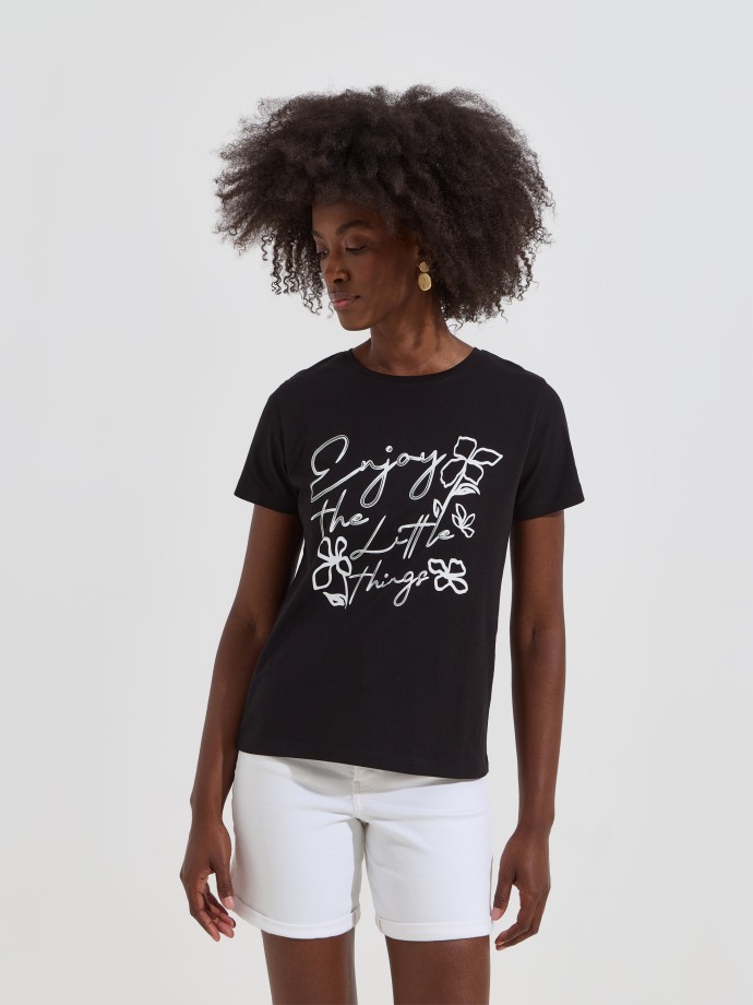 T-shirt estampada