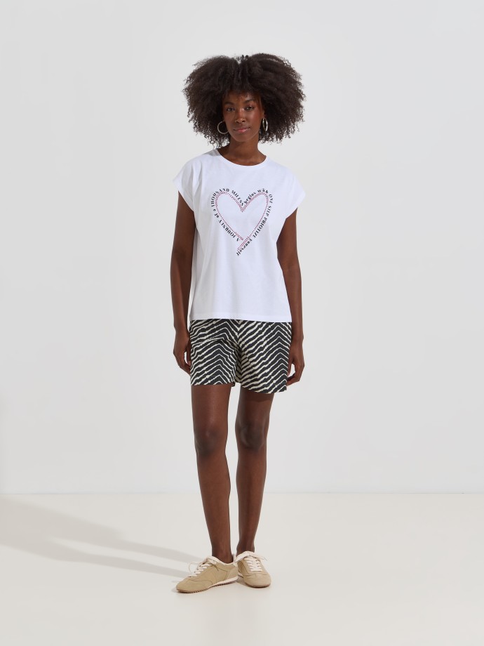 T-shirt estampada