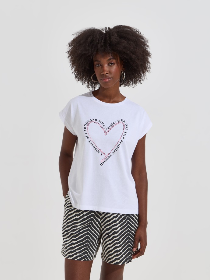 T-shirt estampada
