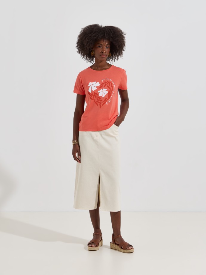 T-shirt estampada