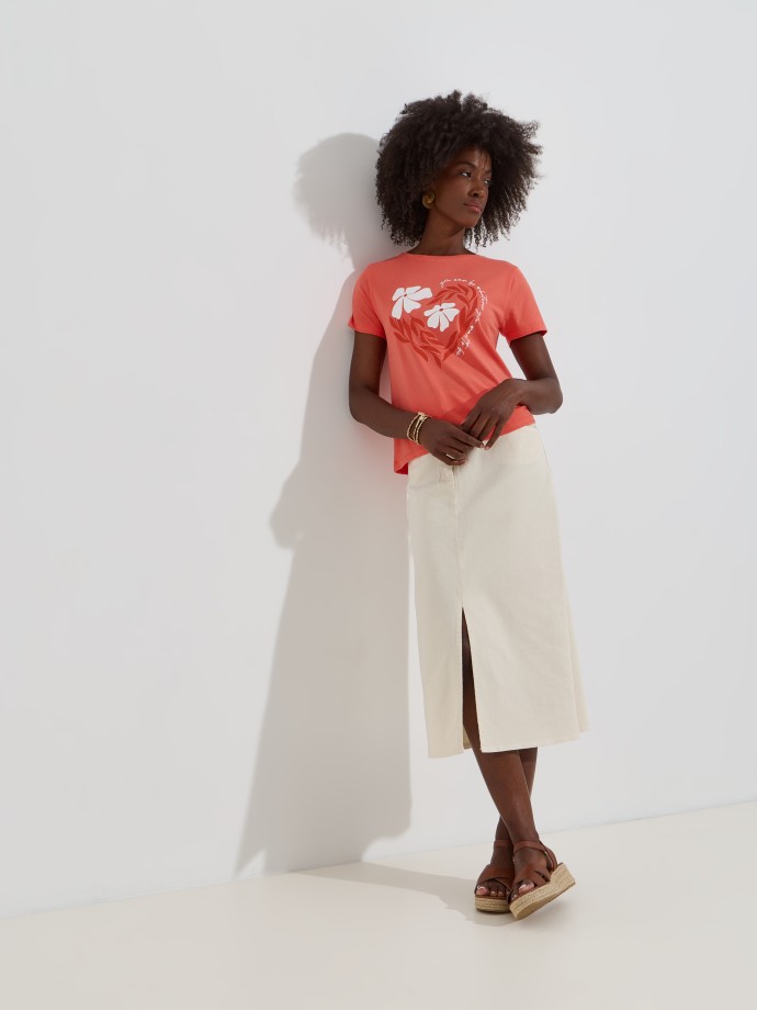 T-shirt estampada