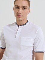 Polo piquet com bolso