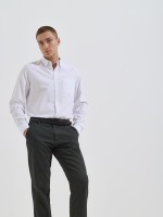 Camisa oxford algod�o regular fit